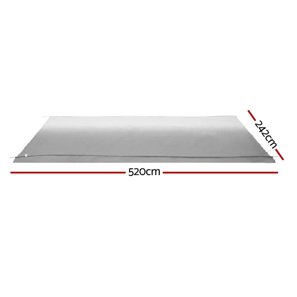 18ft Caravan Awning | RV Replacement Fabric | 5.20M x 2.42M