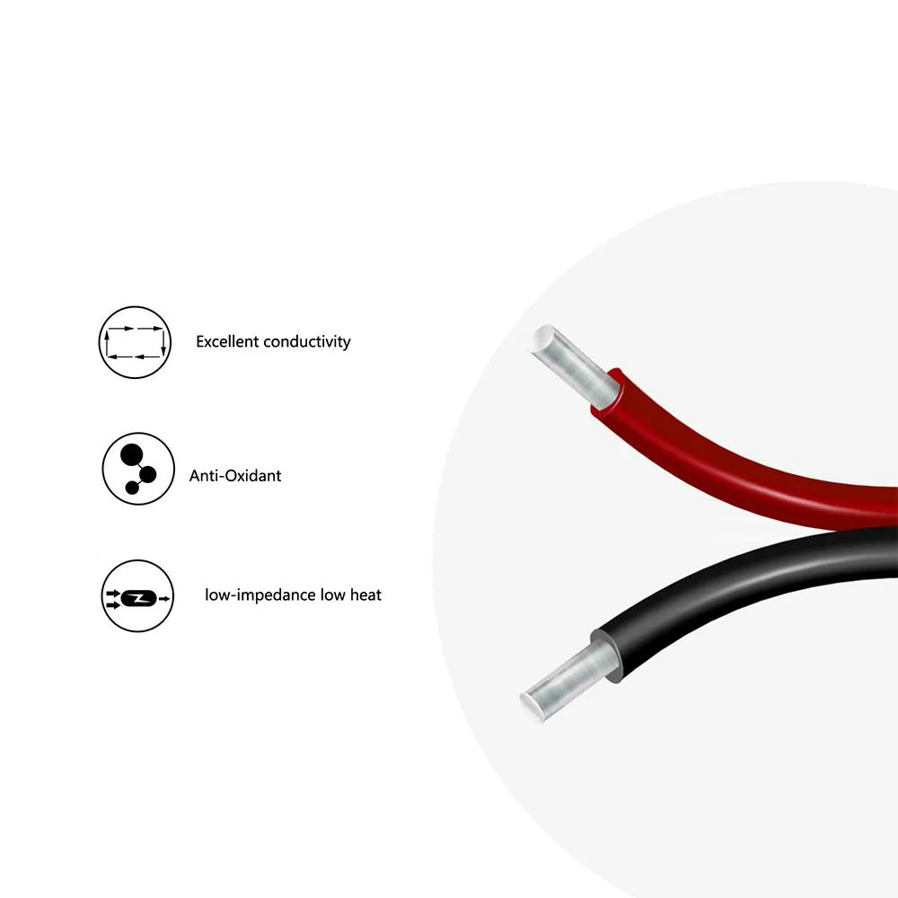 2-Pin Clip-On Connector LED Tape Power Feeds - 6 in