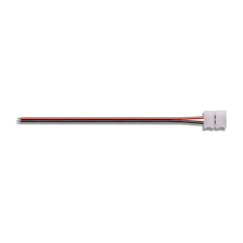 2-Pin Clip-On Connector LED Tape Power Feeds - 6 in