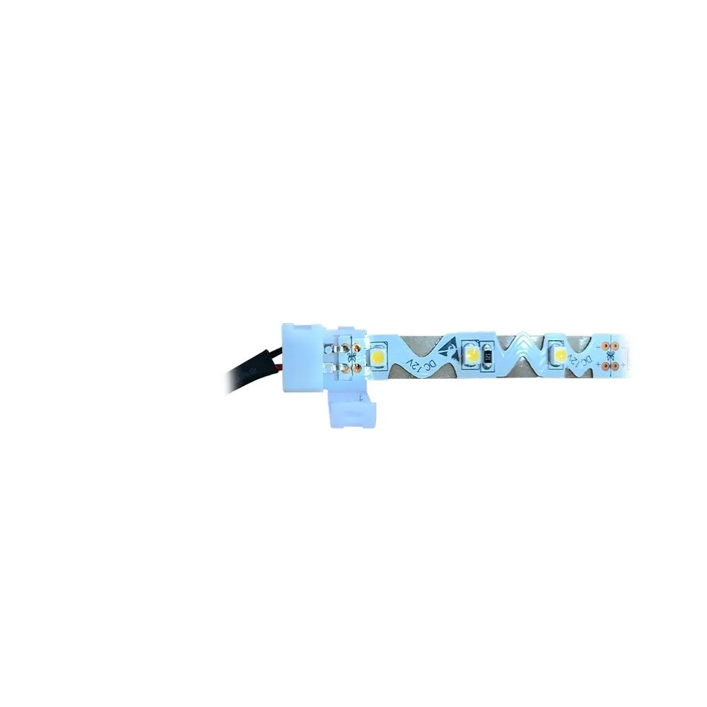 2-Pin Clip-On to Female DC Plug LED Tape Power Feeds - 18 in