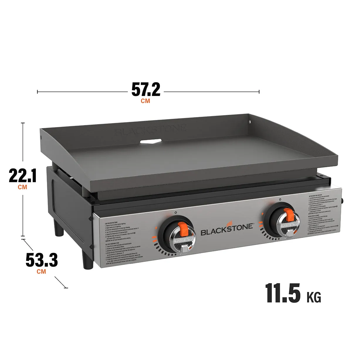 22" Omnivore Tabletop Griddle