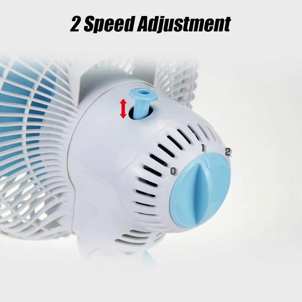 6" Oscillating Fan | Clip Fan 2 Speed | For Hydroponics Grow Tent | Student Desk Fan