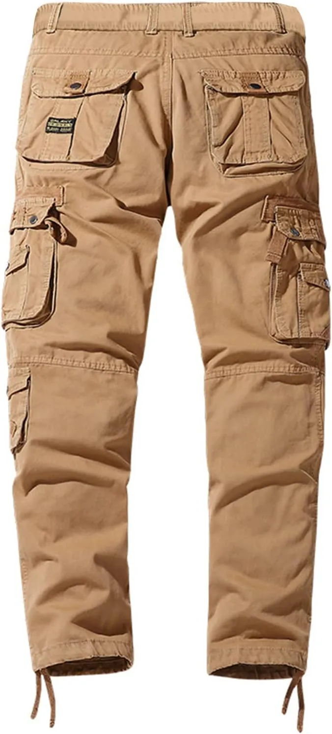 Cargo Pants for Men Joggers Pants Casual Gym Workout Track Pants Comfortable Slim Fit Tapered Sweatpants with Pockets