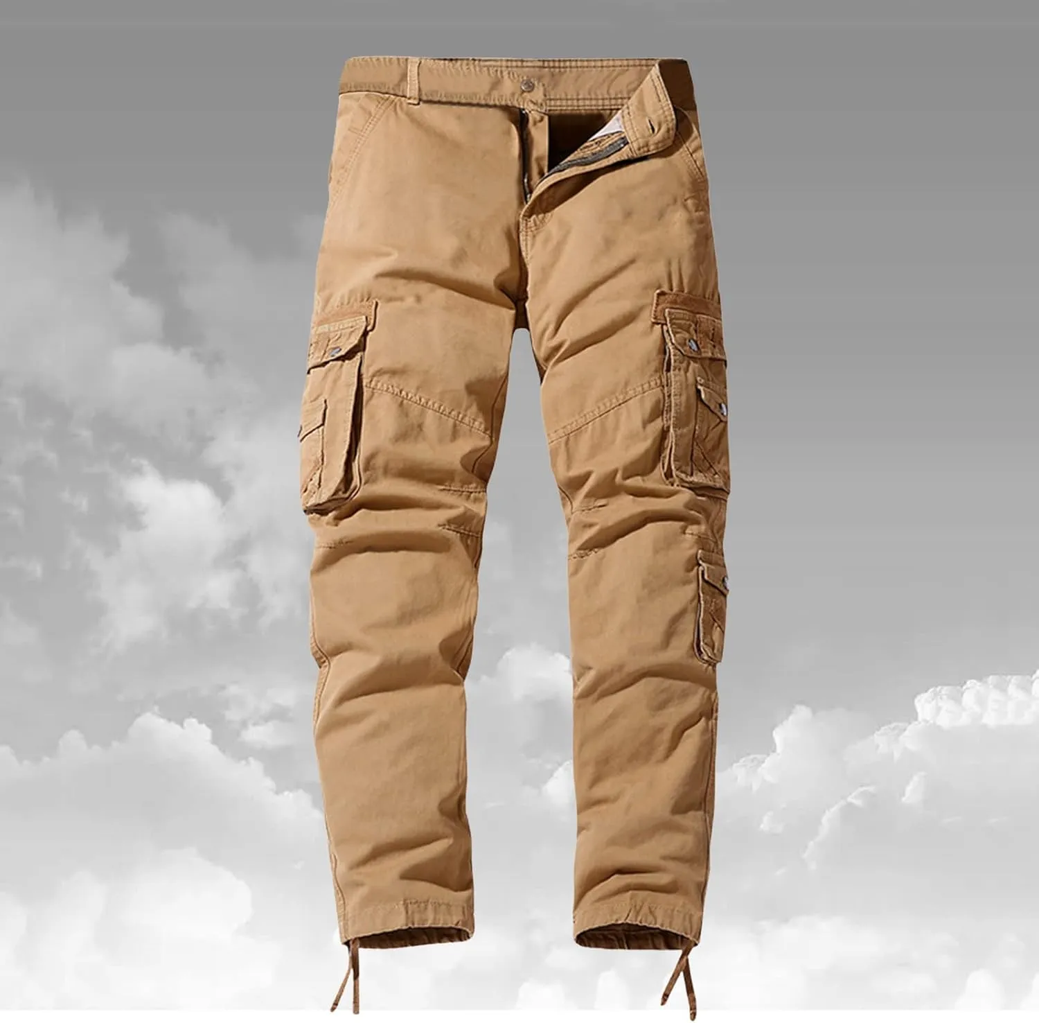 Cargo Pants for Men Joggers Pants Casual Gym Workout Track Pants Comfortable Slim Fit Tapered Sweatpants with Pockets
