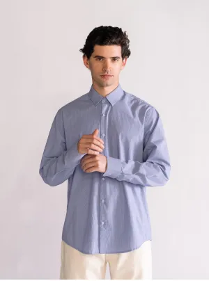 Common Ground Slim Fit Camisa, Azul Obscuro