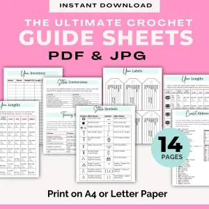 Crochet Reference Sheets