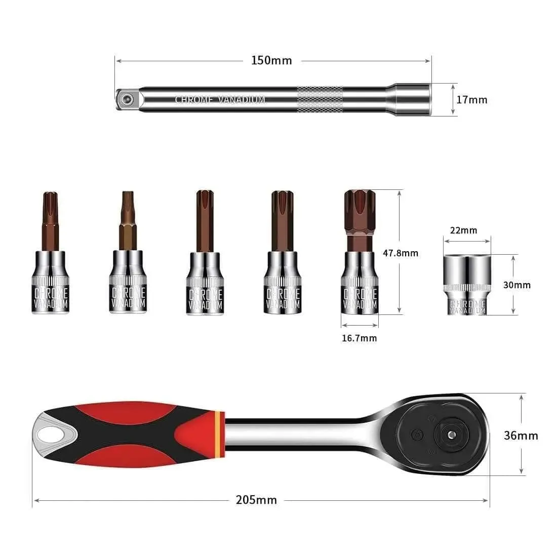 Hardtop Door Removal Torx Tools Set Wrench Kits For 1997-2024 Jeep Wrangler