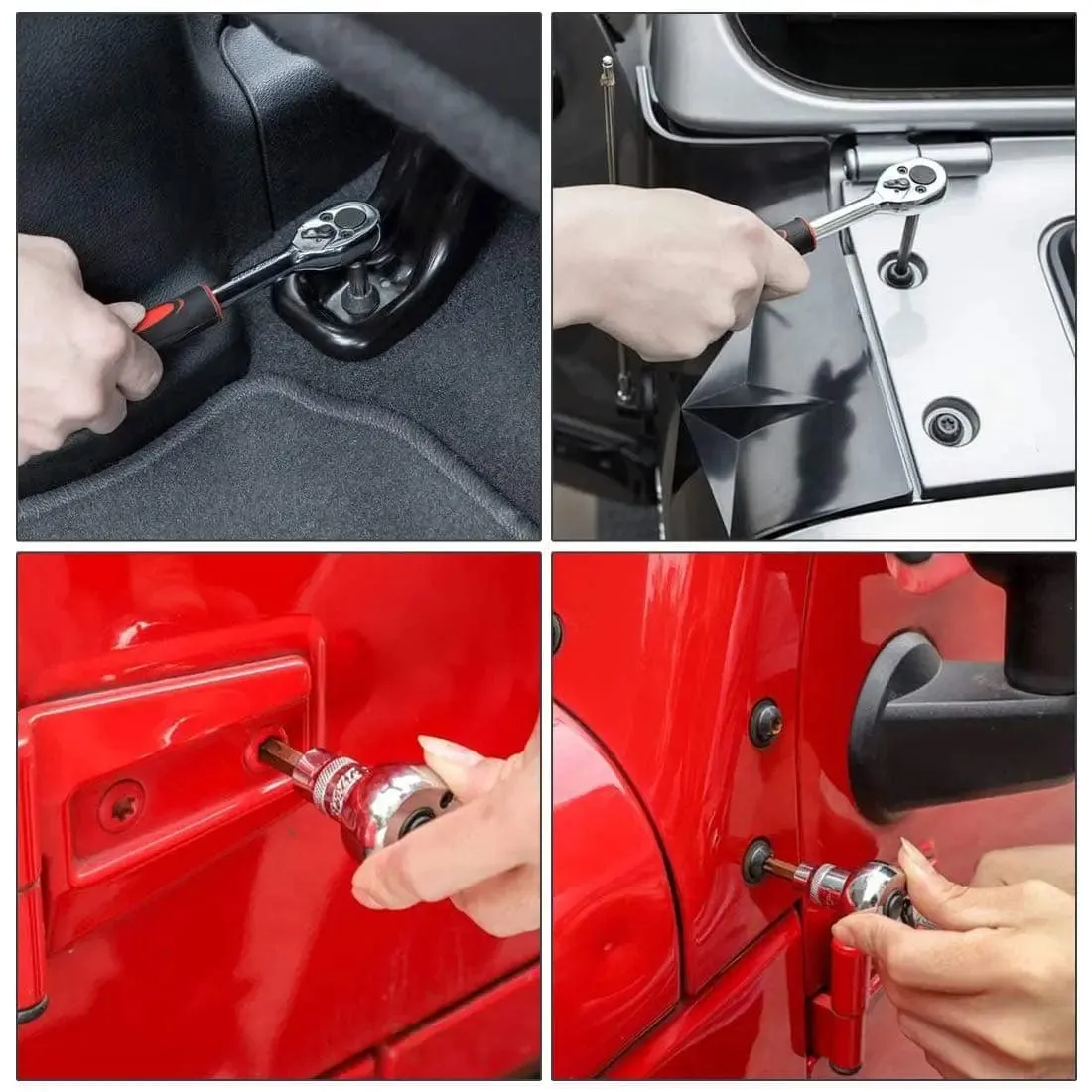Hardtop Door Removal Torx Tools Set Wrench Kits For 1997-2024 Jeep Wrangler