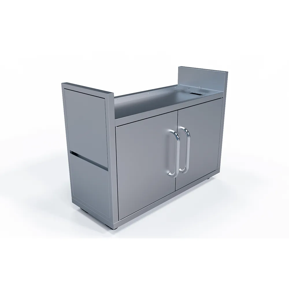 Le Griddle Stainless Steel Cart For 41-Inch Ultimate Griddle GFCART105