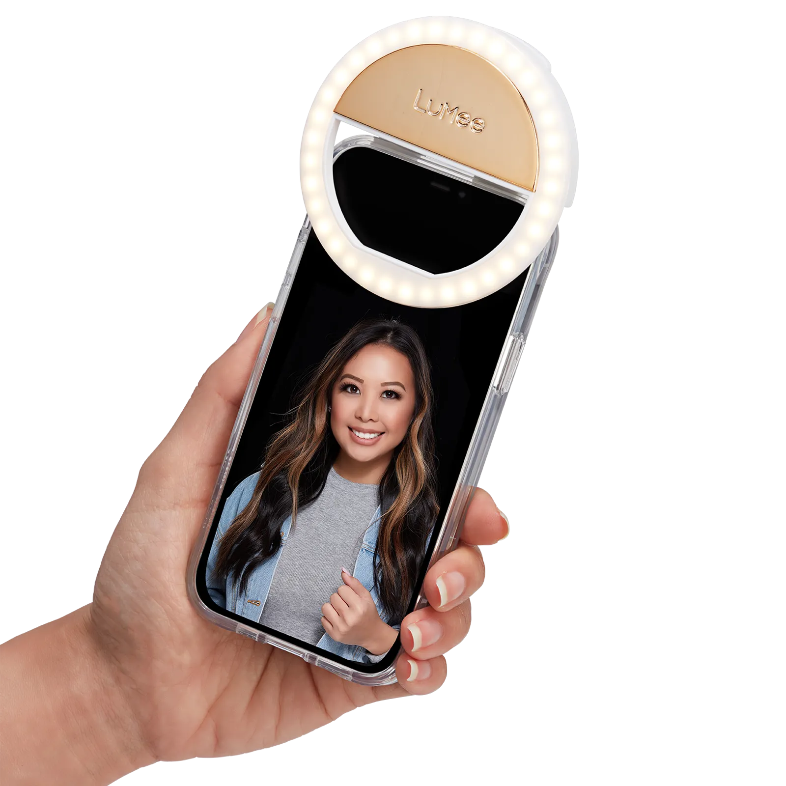 LUMEE Studio Clip Light - Gold