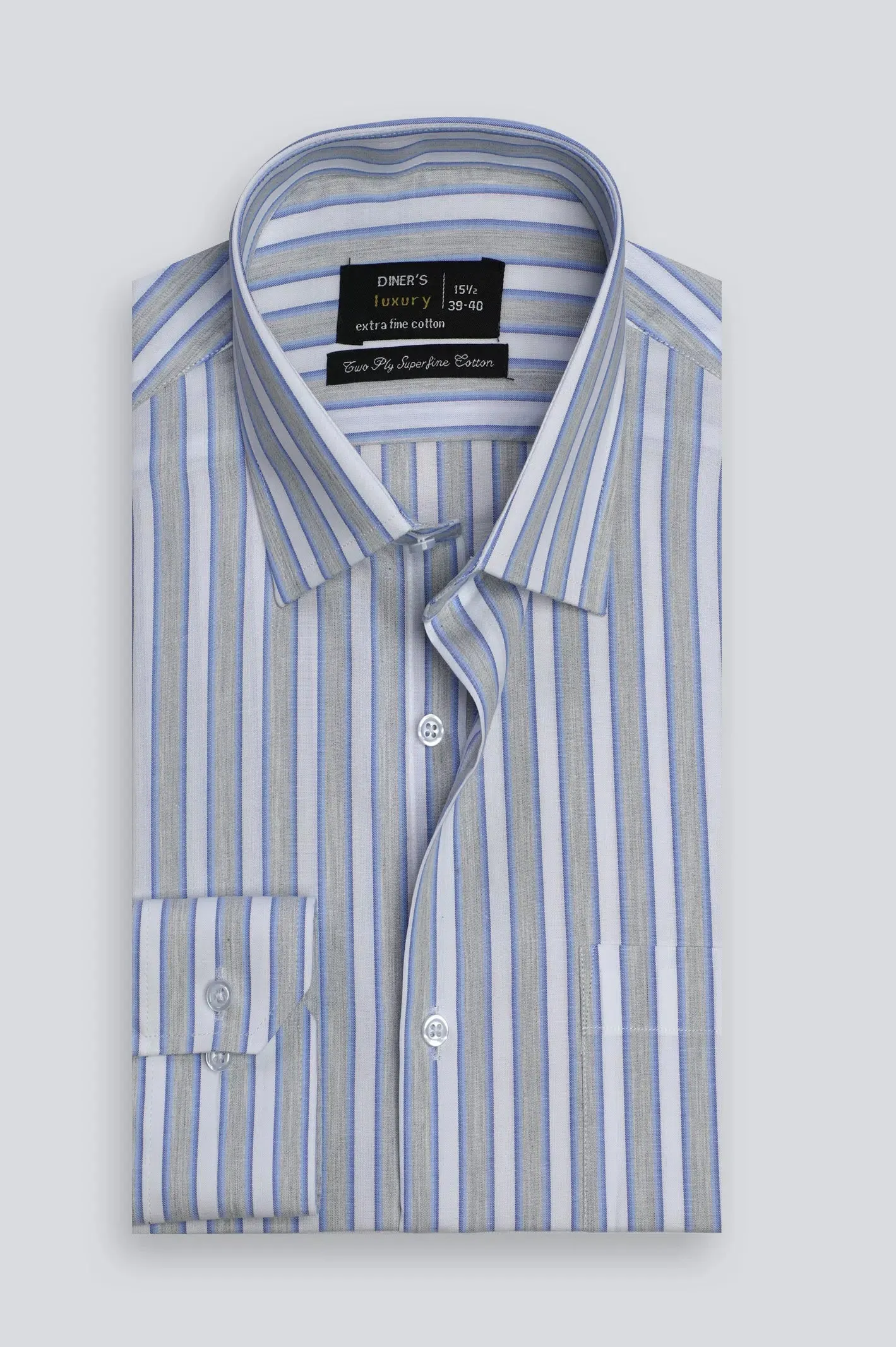 Multicolor Awning Stripe Formal Shirt