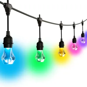 NANOLEAF 1D Outdoor String Lights Starter Kit 15M 20 Bulbs 24W 220-240V Uk
