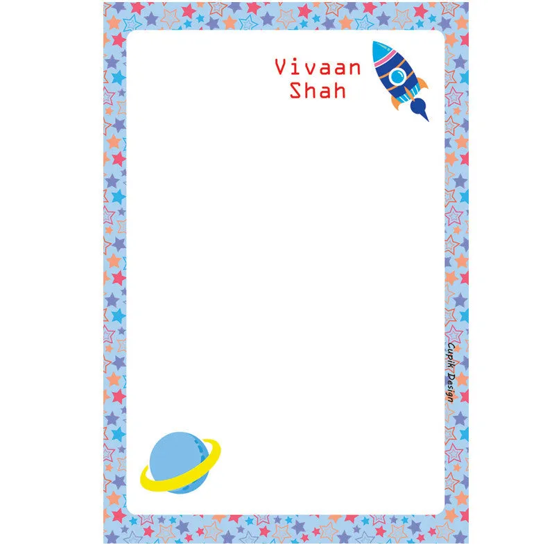 Note Sheets, Set of 50 Sheets<br/> Space
