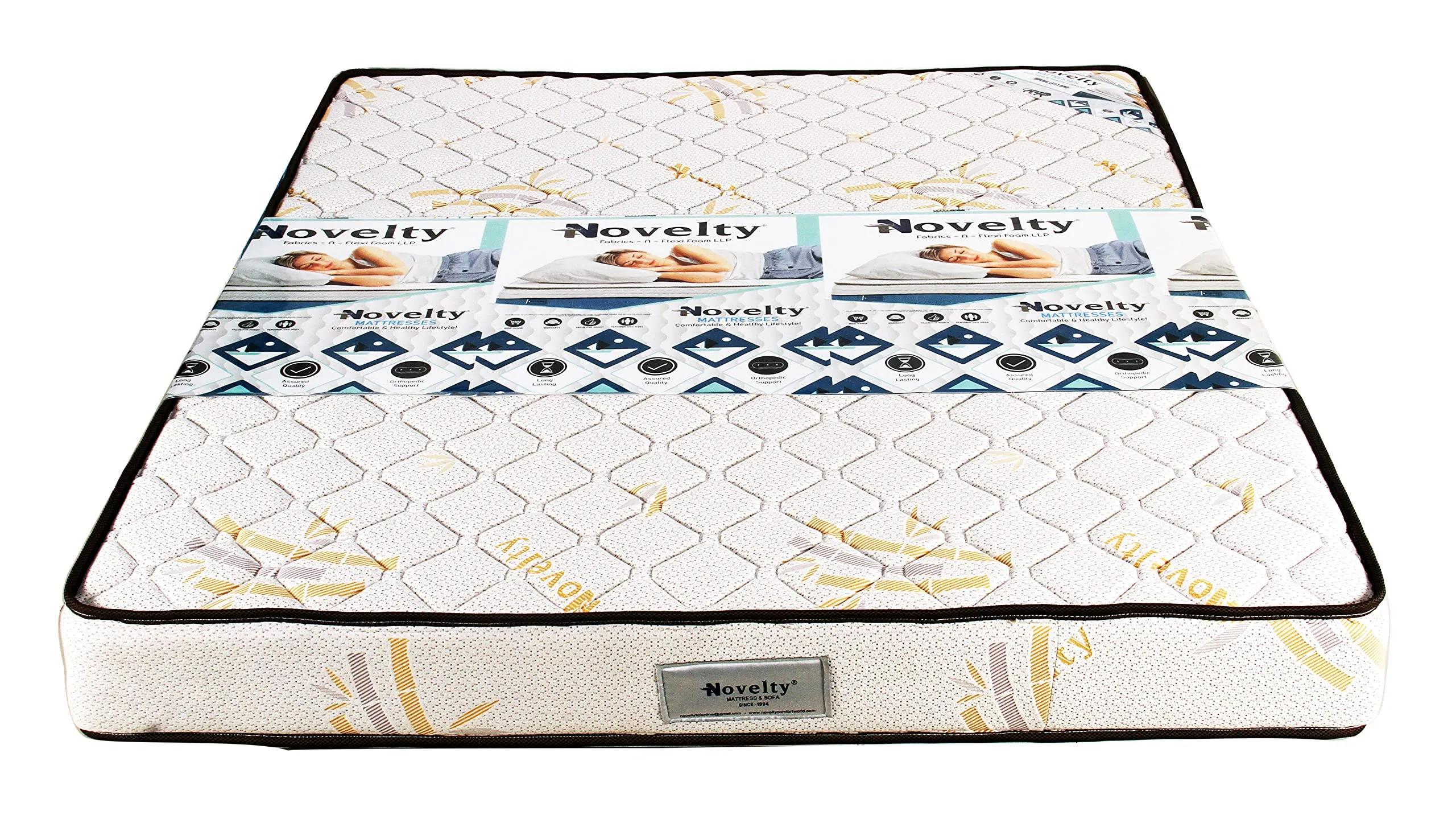 Novelty Mattress And Sofa_Imperial Latex Bond 6 inch Queen Size Natural Latex Mattress (72x60x6, Double Bed, Soft Mattress)