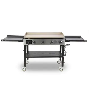 Pit Boss Deluxe 4 Burner Griddle with Side Shelves Propane PB757GD 10942 10555