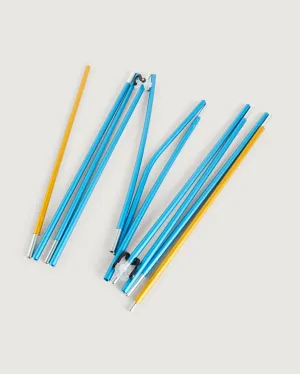 Quest Tent - Straight Pole - Blue/Gold