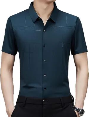 Shirts, Men's Breathable Ice-Silk Stretch Shirt, Undershirts T Shirts