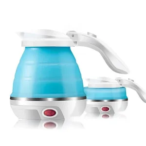 Silicone Foldable Collapsible Electric Water Kettle Camping Boiler - H01018