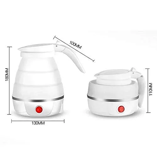 Silicone Foldable Collapsible Electric Water Kettle Camping Boiler - H01018