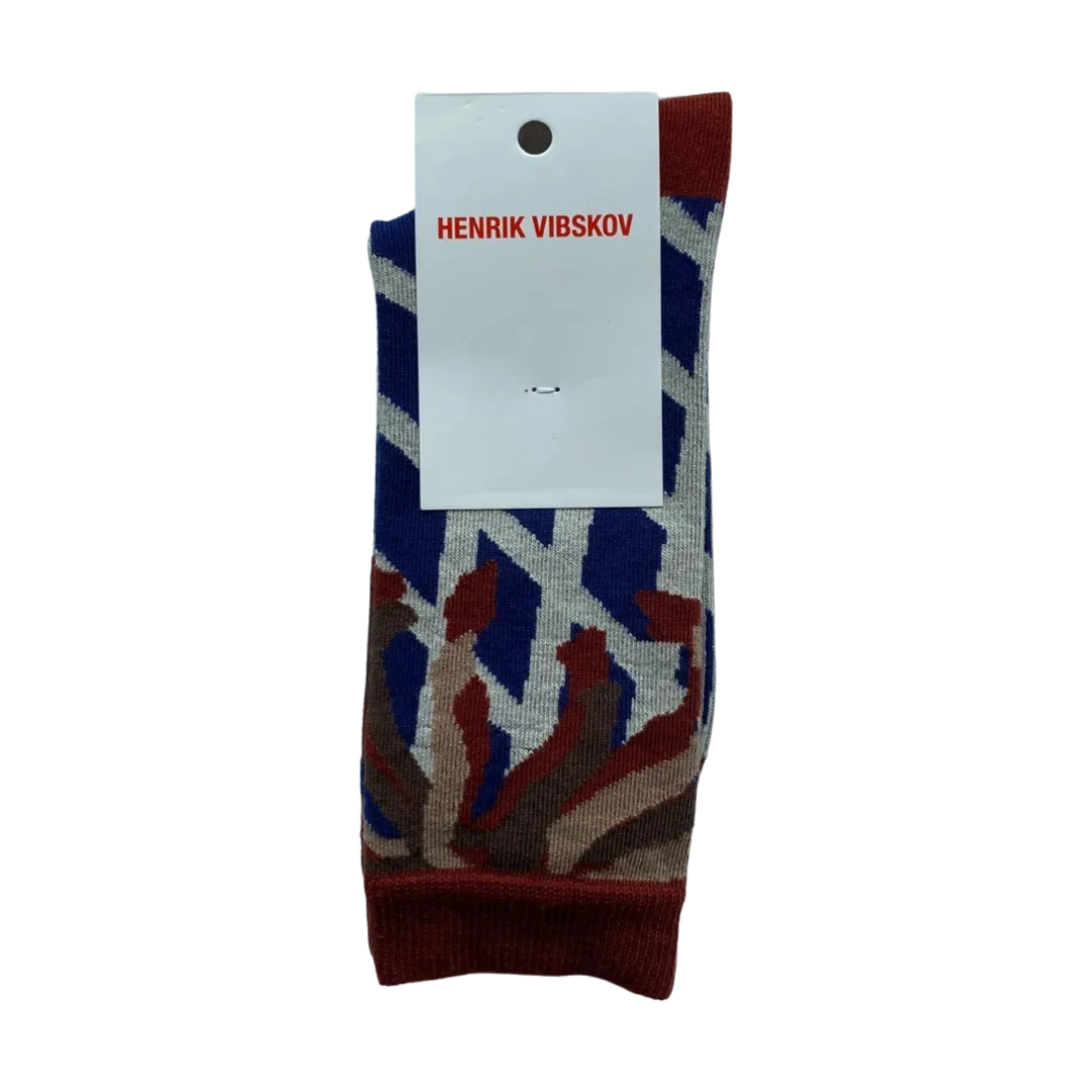 Spotlight Socks (Navy Res Fog) - Henrik Vibskov