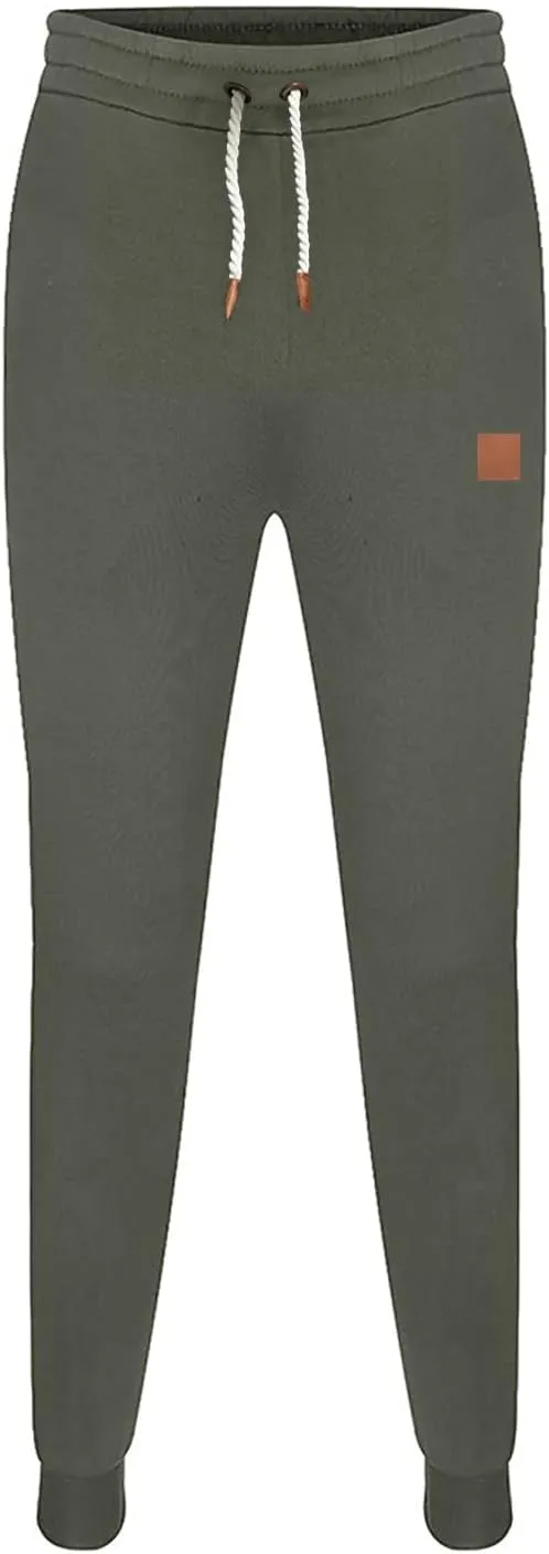 Sweatpants for Men with Pockets Pants Fitness Sports Trousers Men's Cargo Pants Big and Tall Men's Elastic Waist Work
