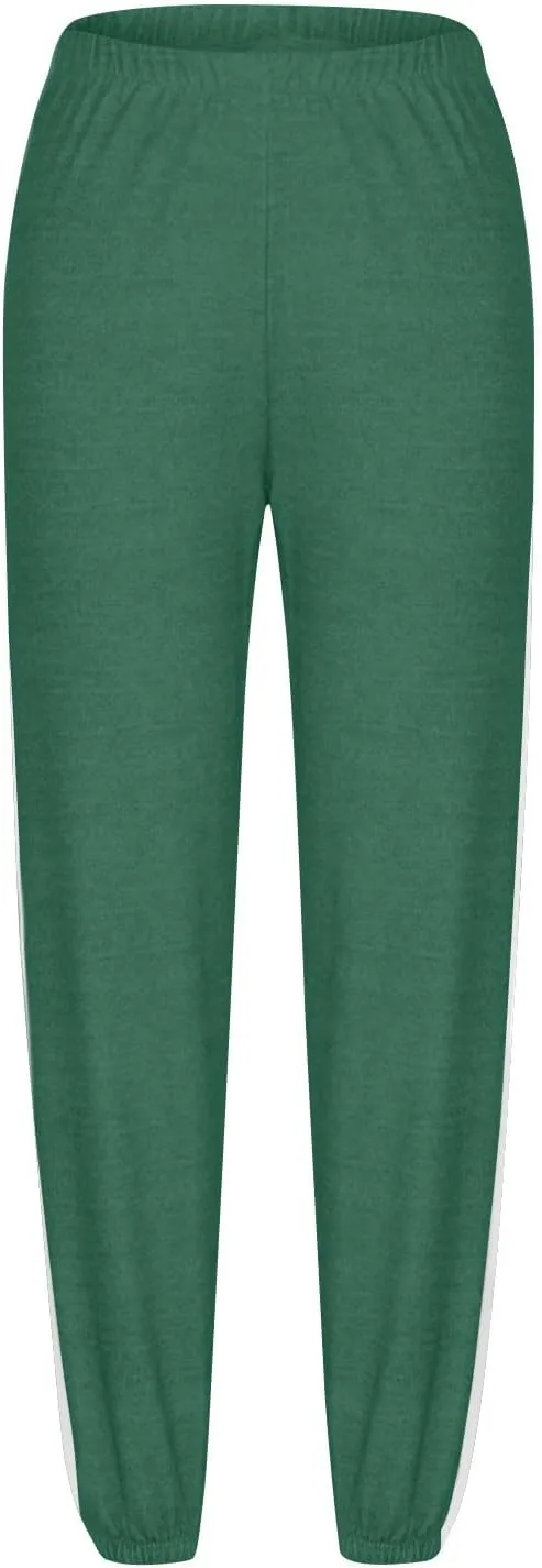 Women's Sweatpants Workout Joggers Elastic High Waisted Pants Hiking Jogging Pants Plus Size Sweatpants with Pockets